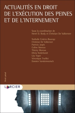 Bertrand.pt - Actualités En Droit De L'Exécution Des Peines Et De L'Internement