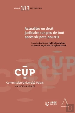 Bertrand.pt - Actualités En Droit Judiciaire : Un Peu De Tout Après Six Pots-Pourris