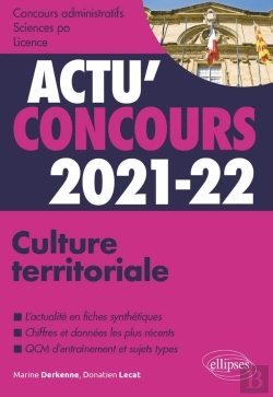 Bertrand.pt - Actu'Concours ; Culture Territoriale 2021-2022 ; Cours Et Qcm (Édition 2021/2022)