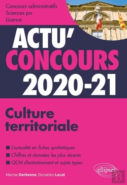 Bertrand.pt - Actu'Concours ; Culture Territoriale ; Cours Et Qcm (Édition 2020/2021)