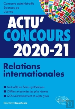 Bertrand.pt - Actu'Concours ; Relations Internationales ; Cours Et Qcm (Édition 2020/2021)