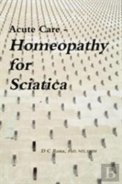 Acute Care - Homeopathy For Sciatica