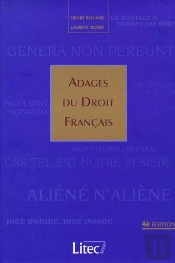 Adages Du Droit Français