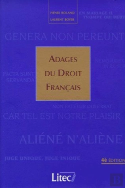 Bertrand.pt - Adages Du Droit Français