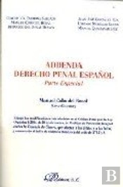 Addenda Derecho Penal Español. Parte Especial