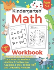 Addition And Subtraction Kindergarten Math Workbook