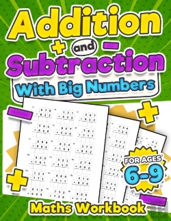 Bertrand.pt - Addition And Subtraction Maths Workbook | Kids Ages 5-8 | Adding And Subtracting | 110 Timed Maths Test Drills| Kindergarten, Grade 1, 2 And 3 | Year 1, 2,3 And 4 | Ks2 | Large Print | Paperback