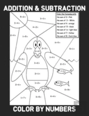 Addition & Subtraction Color By Numbers