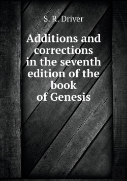 Bertrand.pt - Additions And Corrections In The Seventh Edition Of The Book Of Genesis