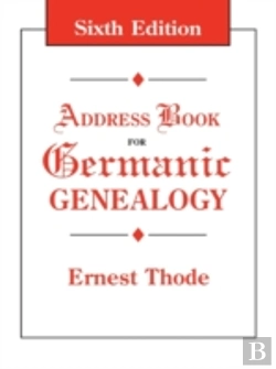 Bertrand.pt - Address Book For Germanic Genealogy. Sixth Edition
