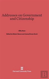 Addresses On Government And Citizenship