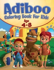 Adiboo Coloring Book For Kids Age 4-8