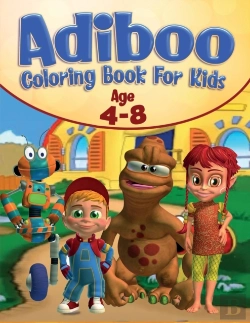 Bertrand.pt - Adiboo Coloring Book For Kids Age 4-8