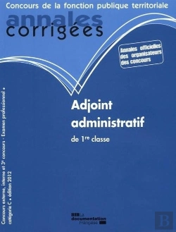 Bertrand.pt - Adjoint Administratif De 1re Classe 2011-2012