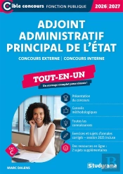 Adjoint Administratif Principal De 2e Classe De L'État - Tout-En-Un (Catégorie C - Concours 2026-2027) : Concours Externe - Concours Interne (Édition 2026/2027)