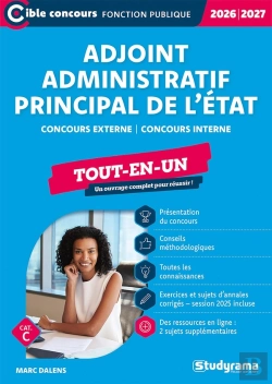 Bertrand.pt - Adjoint Administratif Principal De 2e Classe De L'État - Tout-En-Un (Catégorie C - Concours 2026-2027) : Concours Externe - Concours Interne (Édition 2026/2027)