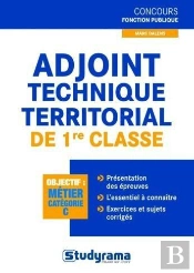 Adjoint Technique Territorial De 1re Classe