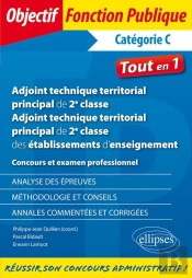 Adjoint Technique Territorial De 2e Classe, Adjoint Technique Territorial Principal De 2e Classe Des Établissements D'Enseignement ; Catégorie C ; Tout-En-Un