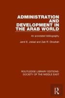 Administration And Development In The Arab World