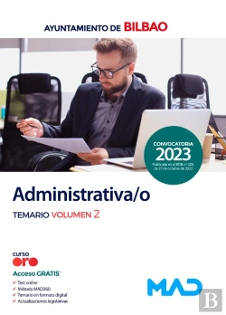 Bertrand.pt - Administrativa/O Del Ayuntamiento De Bilbao. Temario Volumen 2