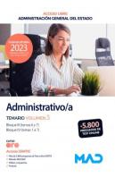 Administrativo/A Adm. General Estado Libre Tem3 Bloq.Iii Y I