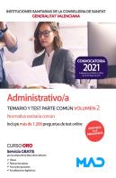 Administrativo/A De Instituciones Sanitarias De La Conseller