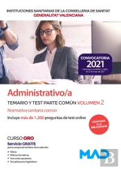 Administrativo/A De Instituciones Sanitarias De La Conseller