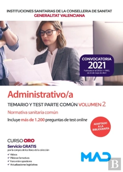 Bertrand.pt - Administrativo/A De Instituciones Sanitarias De La Conseller