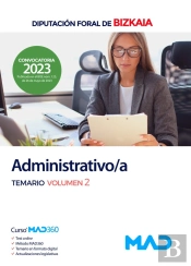 Administrativo/A De La Diputacion Foral De Bizkaia. Temario