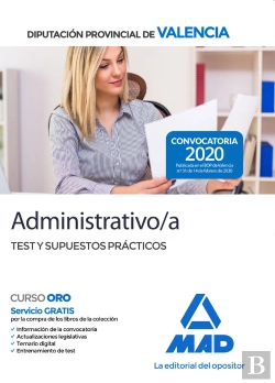 Bertrand.pt - Administrativo/A De La Diputación Provincial De Valencia. Test Y Supuestos Prácticos