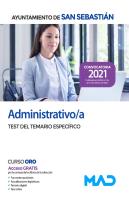 Administrativo/A Del Ayuntamiento De San Sebastian. Test Del
