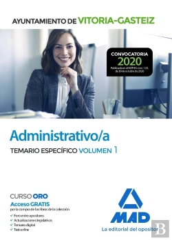 Bertrand.pt - Administrativo/A Del Ayuntamiento De Vitoria-Gasteiz. Temario Específico Volumen 1