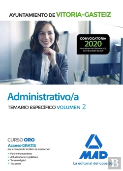 Bertrand.pt - Administrativo/A Del Ayuntamiento De Vitoria-Gasteiz. Temario Específico Volumen 2