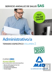 Administrativo/A Del Servicio Andaluz De Salud. Temario Específico Volumen 2