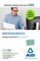 Administrativo/A Del Servicio Andaluz De Salud. Temario Específico Volumen 3