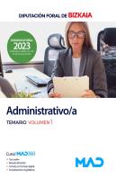 Administrativo/A Diputacion Foral Bizkaia Temario