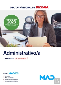 Bertrand.pt - Administrativo/A Diputacion Foral Bizkaia Temario
