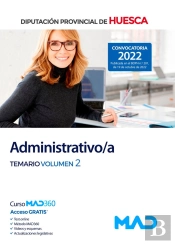 Administrativo/A Diputacion Provincial Huesca Temario
