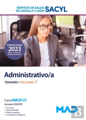 Administrativo/A Servicio Salud Castilla Y Leon Sacyl
