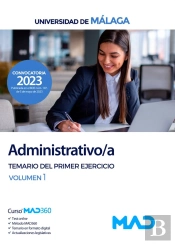 Administrativo/A Universidad Malaga Temario Vol 1 1ºEjercici