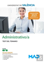 Administrativo/A Universitat Valencia Test Del Tem