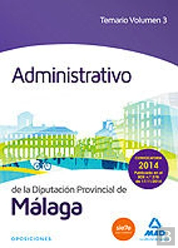 Bertrand.pt - Administrativo De La Diputación De Málaga. Temario Volumen 3