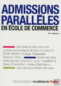 Bertrand.pt - Admissions Paralleles En Ecole De Commerce 13e Edition