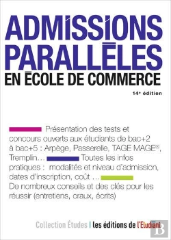Bertrand.pt - Admissions Paralleles En Ecole De Commerce