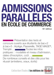 Admissions Paralleles En Ecole De Commerce