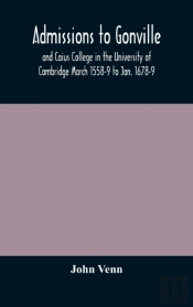 Admissions To Gonville And Caius College