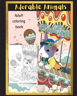 Bertrand.pt - Adorable Animals Adult Coloring Book
