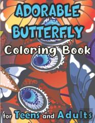 Adorable Butterfly Coloring Book