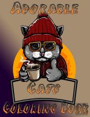Adorable Cats Coloring Book