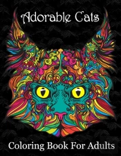 Adorable Cats Coloring Book For Adults